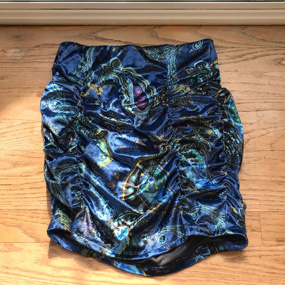Free people tube top Pretty Paisley blue